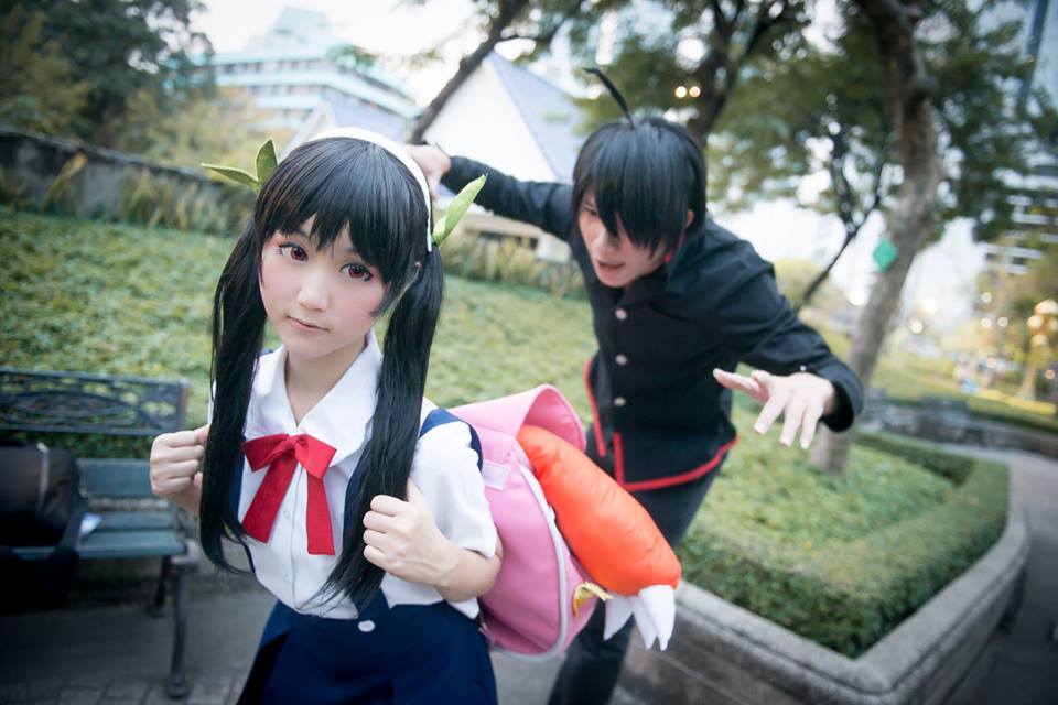 The first cosplay in the post community! - Monogatari series, Anime, Hachikuji Mayoi, Araragi koyomi, Cosplay, The photo