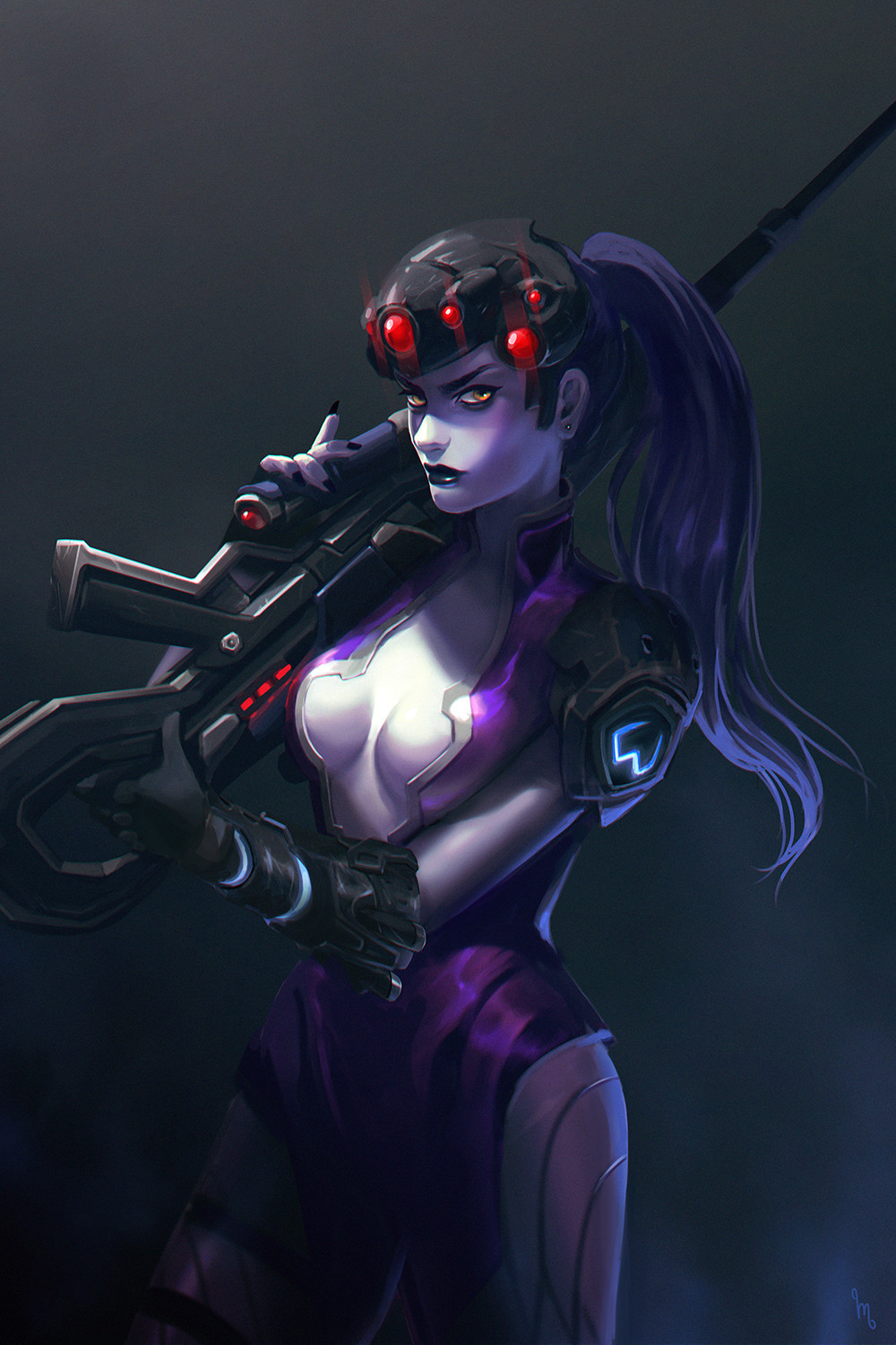 Some Overwatch Art - Overwatch, Mercy, Widowmaker, Sombra, Dva, Art, Longpost