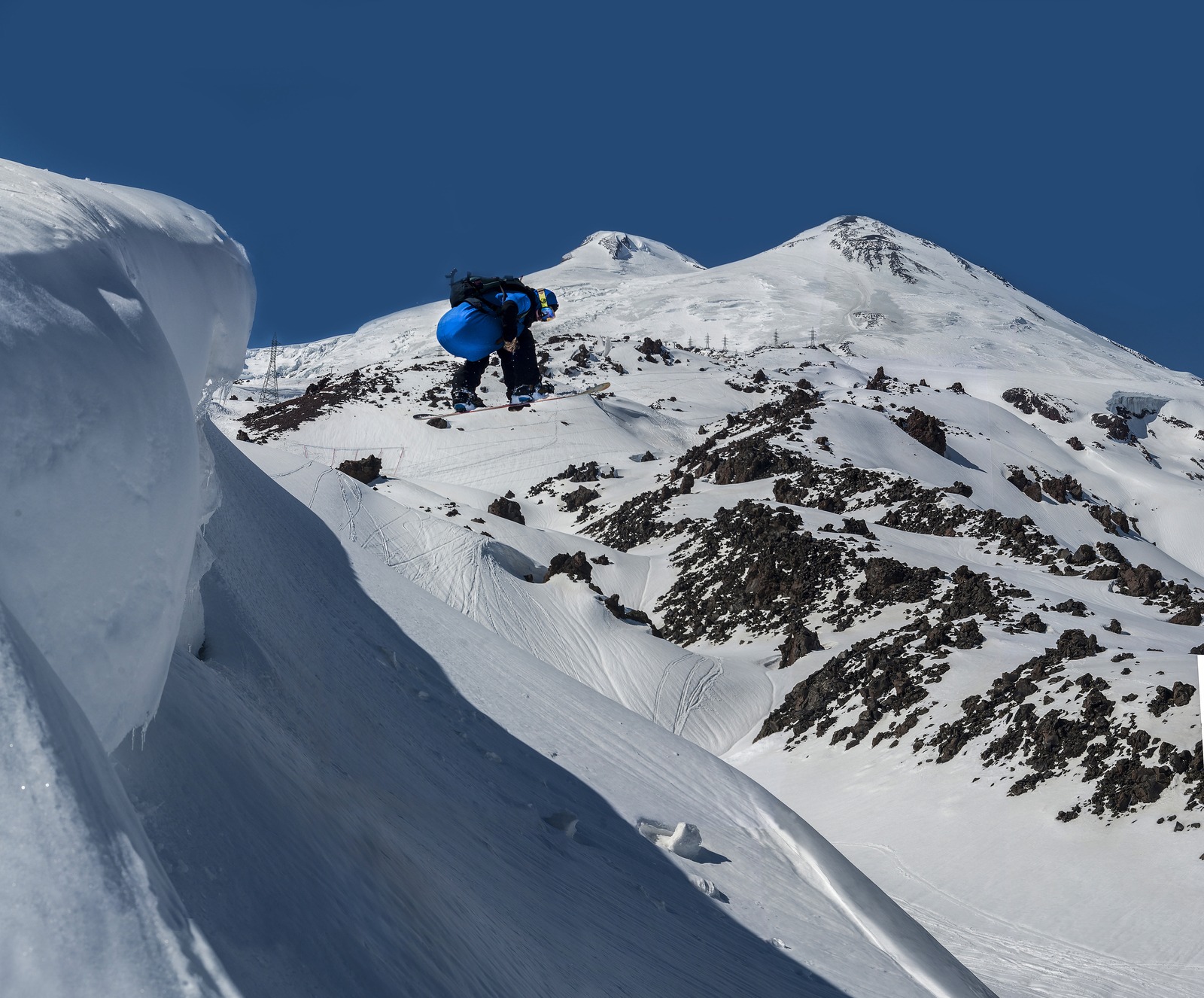 Cornice - My, Snowboard, Elbrus, 