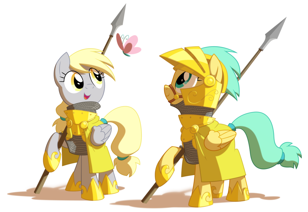 Guard Duty - My little pony, PonyArt, Derpy hooves, Original character, Equestria-Prevails