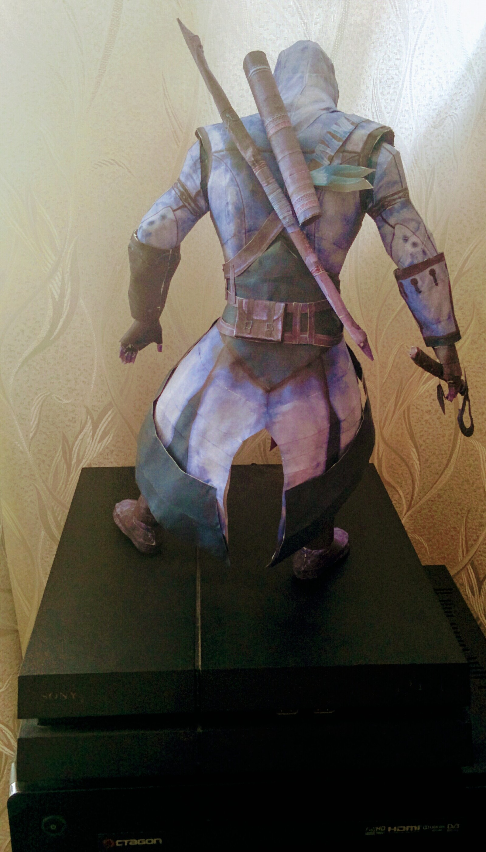 Assassin’s Creed 3 Papercraft Connor Kenway - My, Assassins creed, Assassins creed iii, Papercraft, My, Friday tag is mine, Longpost