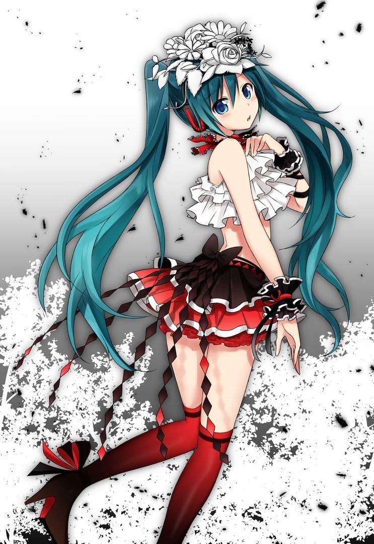 Hatsune Miku - Anime, Vocaloid, Hatsune Miku, Anime art, Crossover, Valkyria Chronicles, Longpost