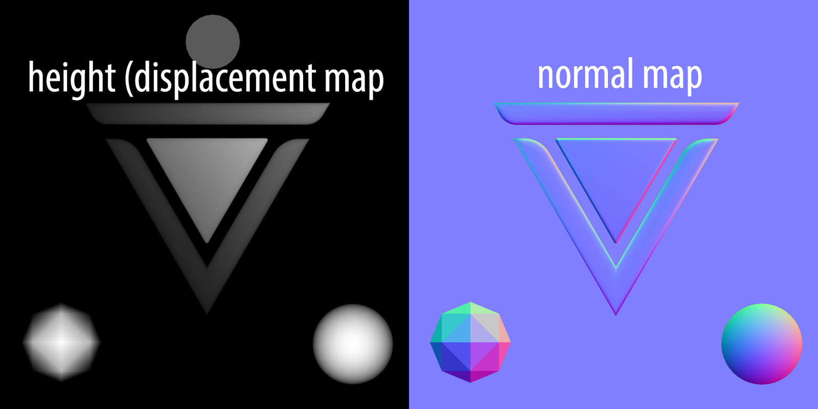 Normal'ный ликбез - Моё, Компьютерная графика, Бамп, Текстуры, Parallax mapping, Bump mapping, Displacement, Normal bump, Длиннопост