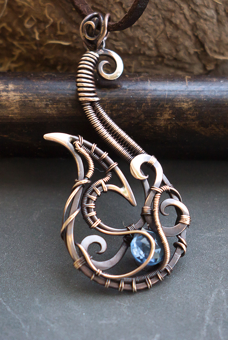 Maori fish hooks. Hei Matau - My, , Wire wrap, Wire jewelry, Ethnic, , , Creation, Art, Longpost