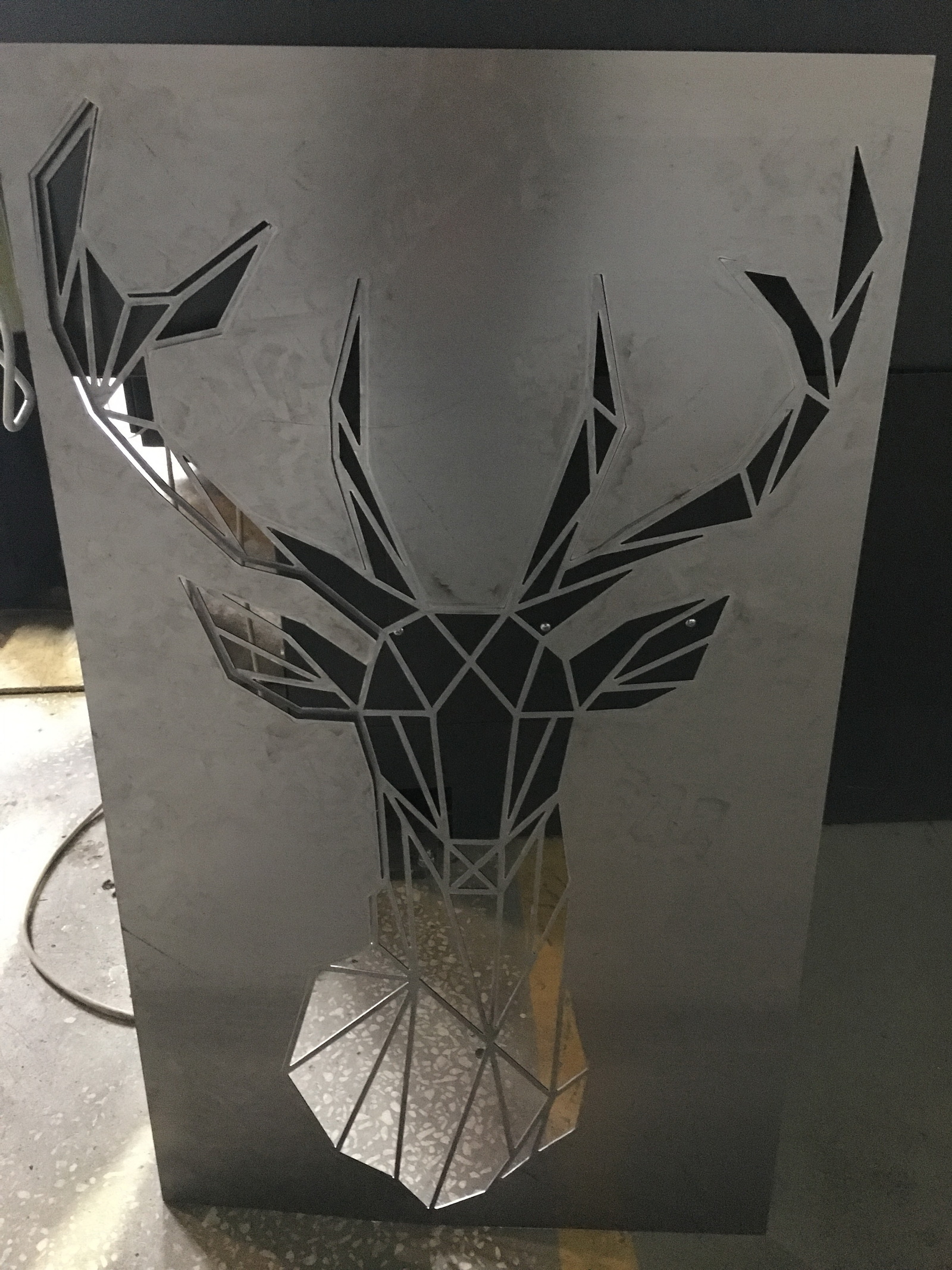 The production process of decorative deer. - My, Production, Laser, GIF, Longpost