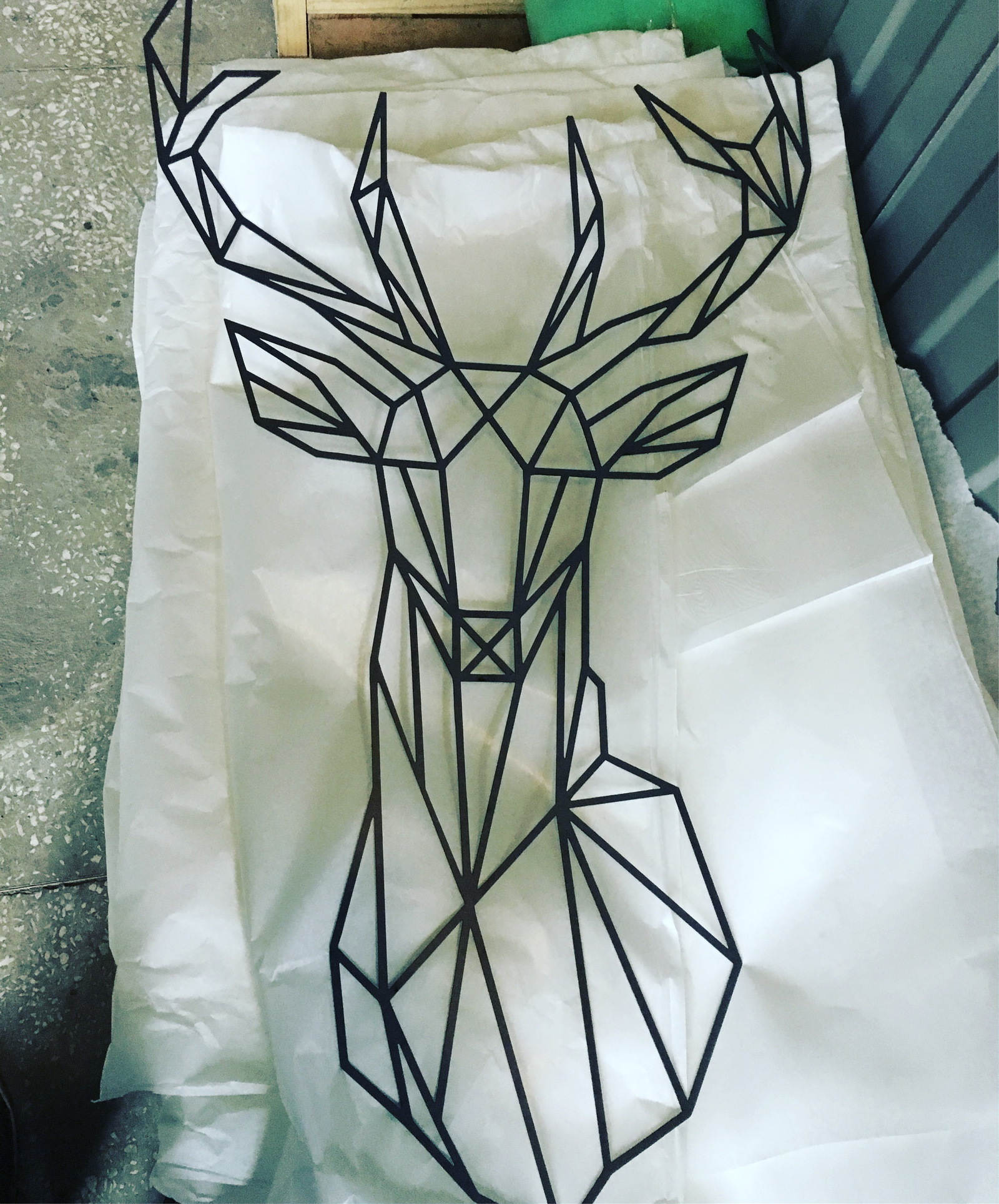 The production process of decorative deer. - My, Production, Laser, GIF, Longpost