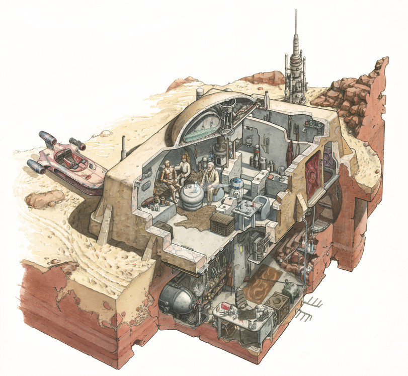 Star Wars cutaway - Star Wars, Incision, Longpost, Images, 