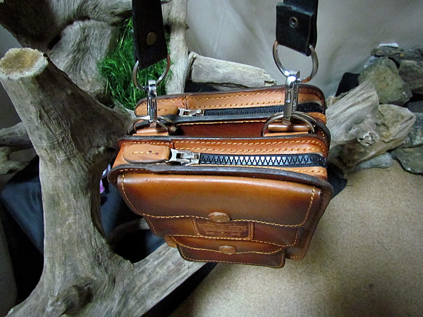 Unloading bag made of genuine leather. - My, , Leather products, , , , Longpost