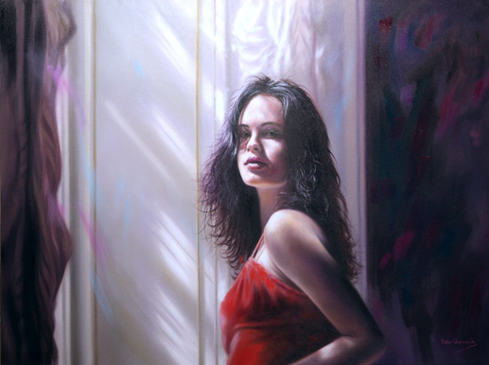 Artist Peter Worswick - , Art, Girls, Longpost