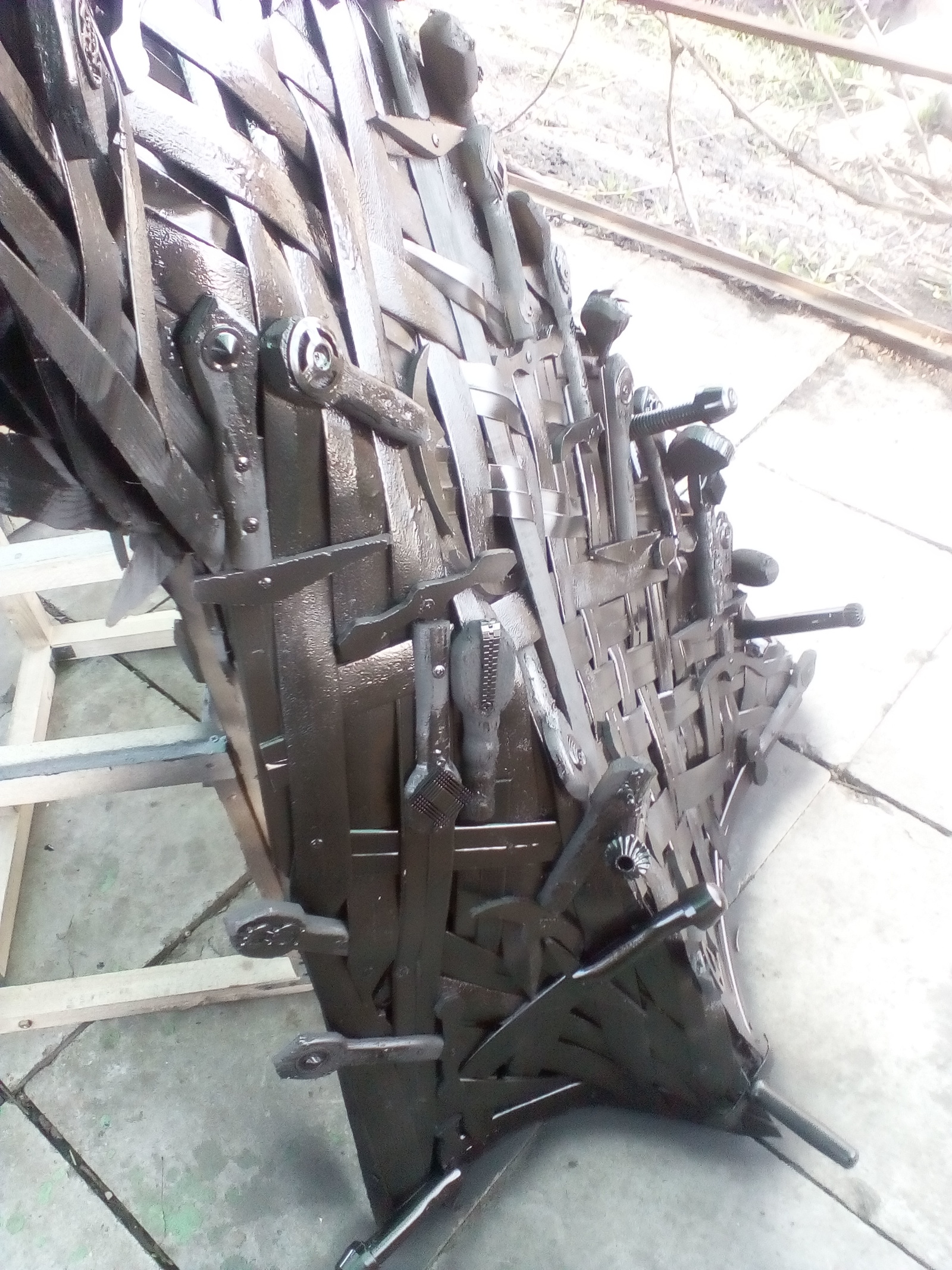 Throne of a thousand swords. - My, Game of Thrones, Throne, Sword, Longpost