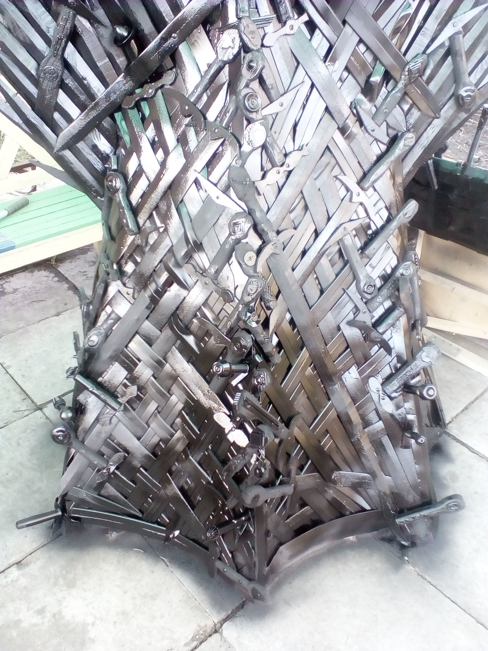 Throne of a thousand swords. - My, Game of Thrones, Throne, Sword, Longpost