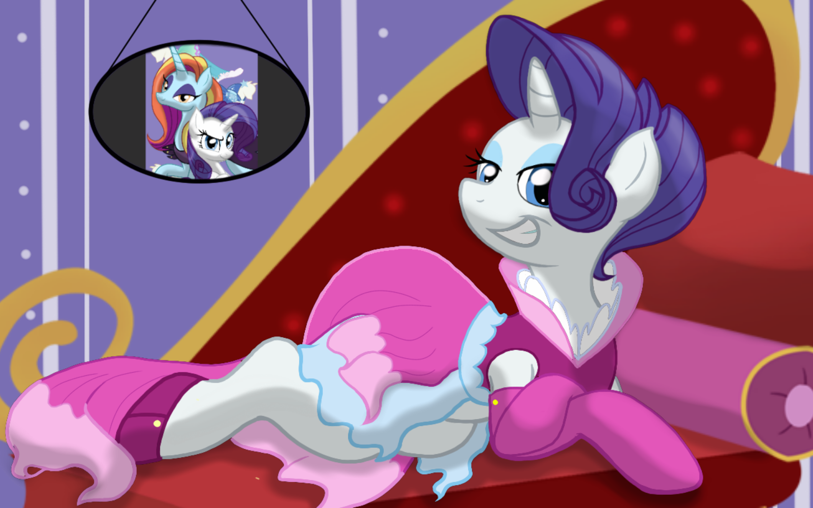 Lady Rarity - My Little Pony, Rarity, Sassy Saddles, PonyArt