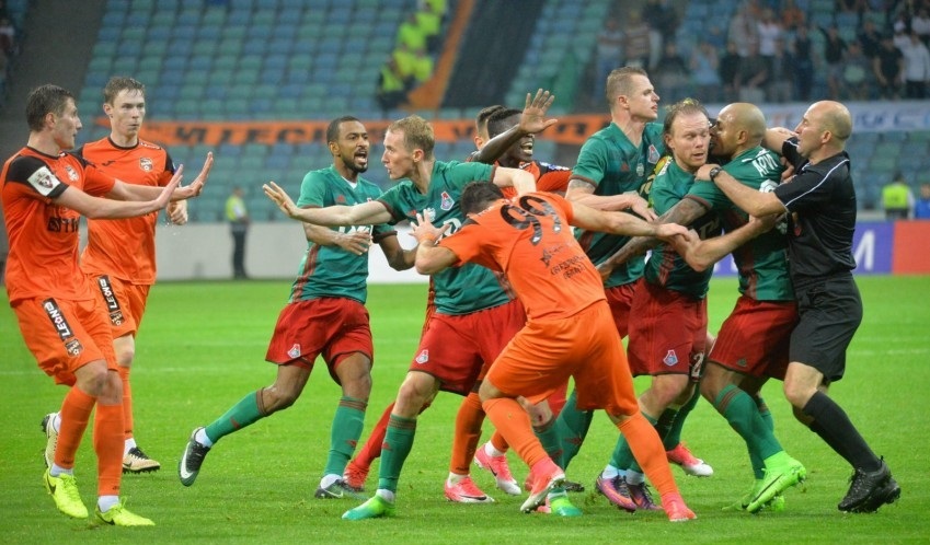 Beware! - Football, Ural, Locomotive, Russian Cup, Sochi, Fight