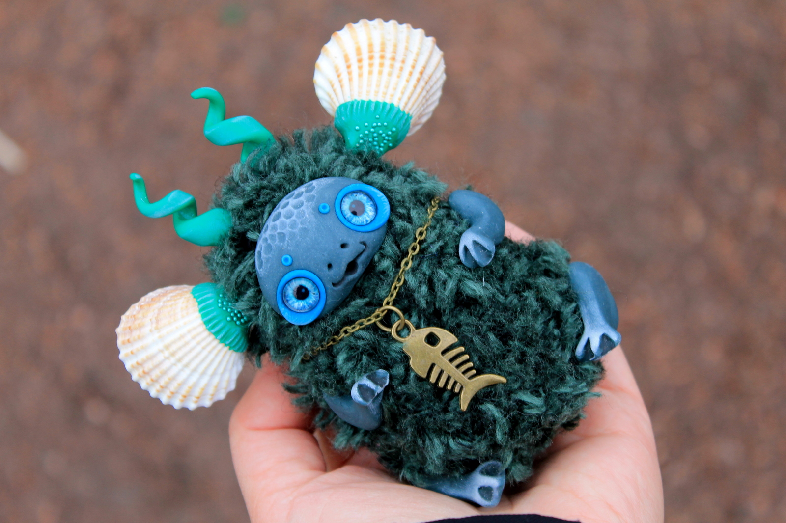 My Alien Pets - Sequel. - My, Handmade, Doll, Unusual, Fantasy, Needlework without process, Spring, Longpost