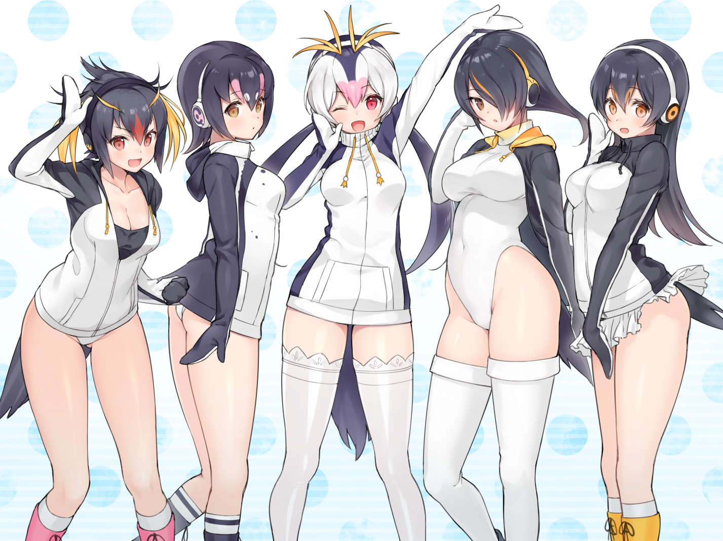 Группа PPP! - Emperor Penguin, Gentoo, Humboldt Penguin, Rockhopper Penguin, Royal Penguin, Kemono Friends, Аниме