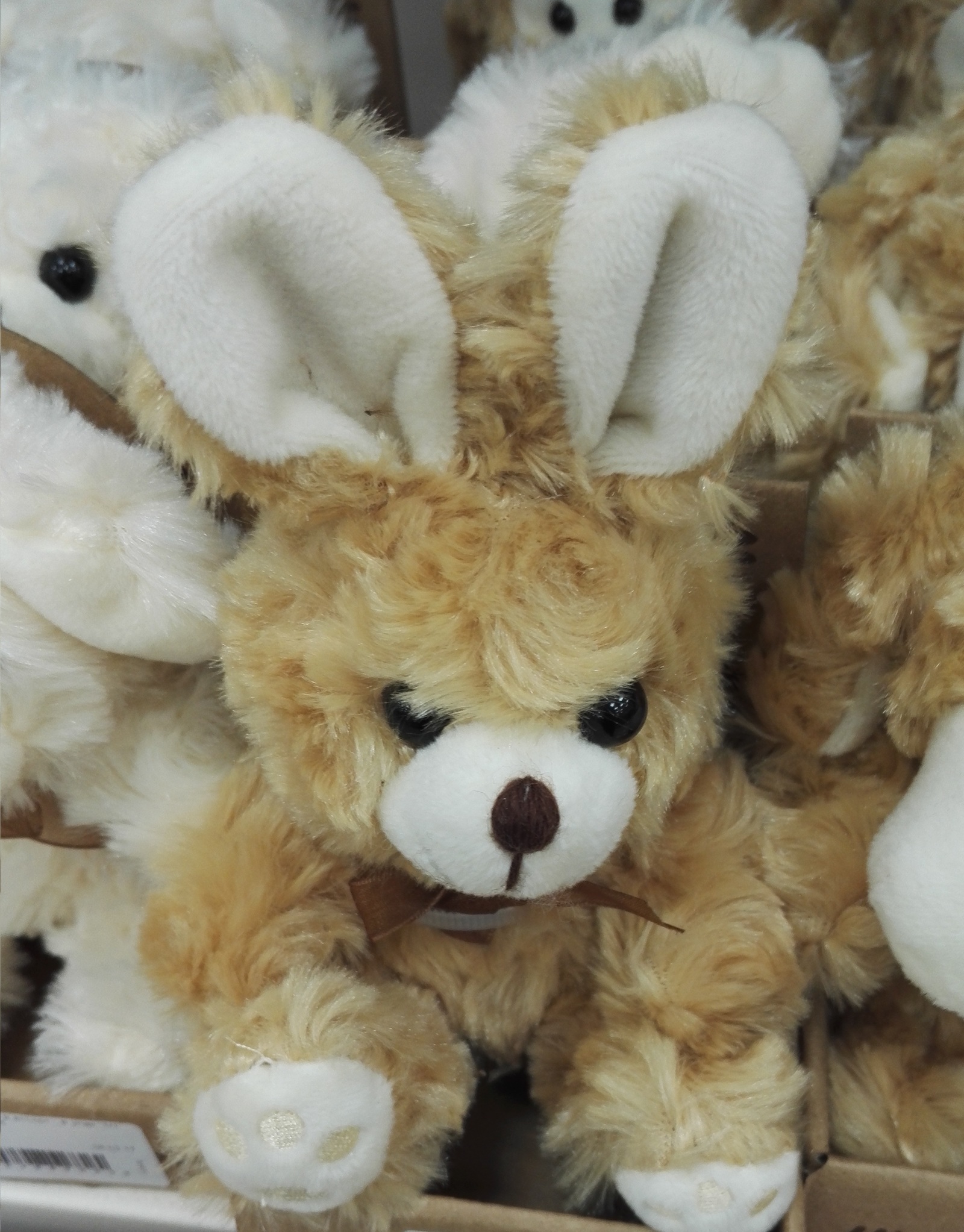 Evil is not clear - My, Soft toy, , Hare, Or, The Bears, , Bow