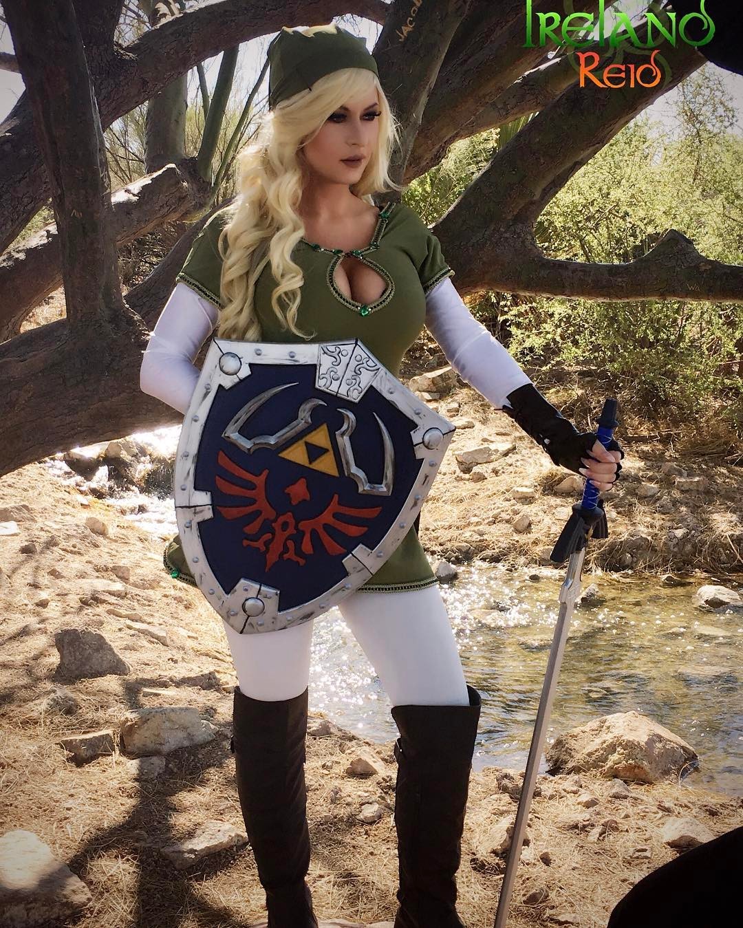 Model Ireland Reid - Nintendo, Zelda, Link, Cosplay, The legend of zelda, Beautiful girl, Longpost