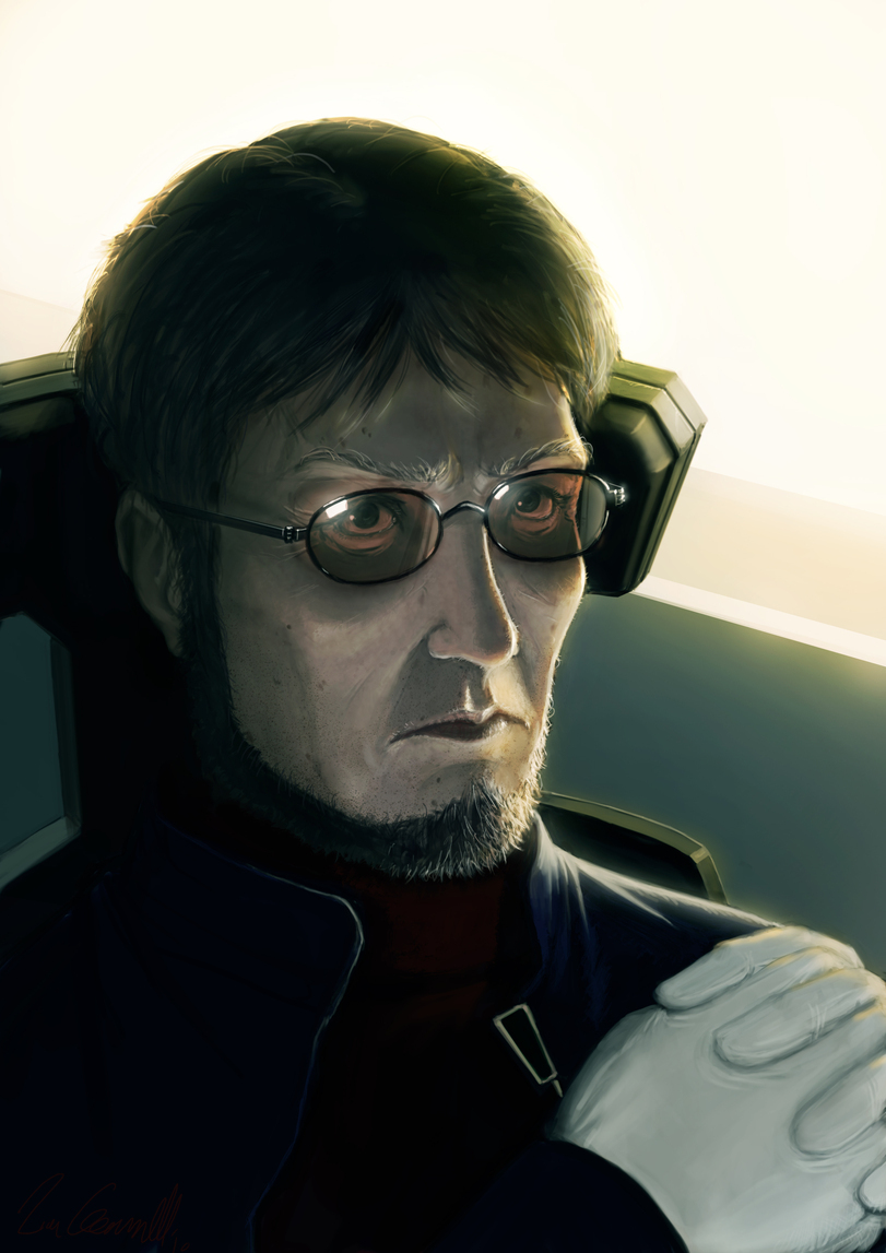 Ikari Gendou - Anime art, Anime, Evangelion, Ikari Gendo, 