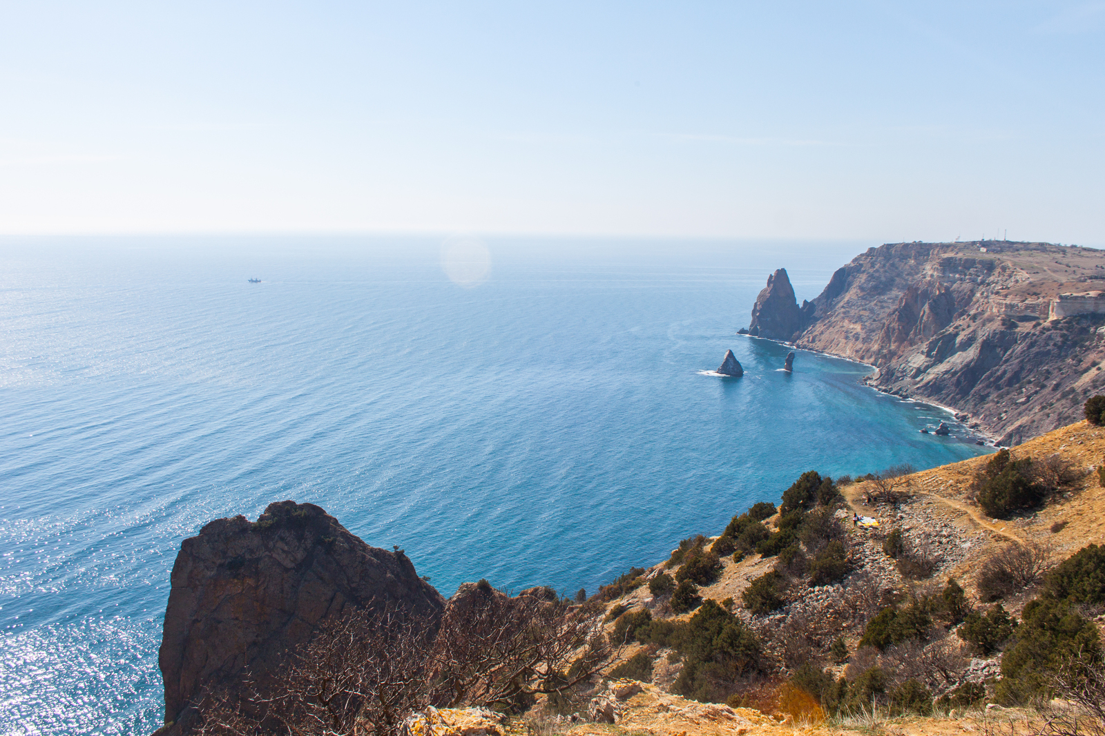 Crimean beauty - My, The photo, Canon, Crimea, Sea, The mountains, Longpost