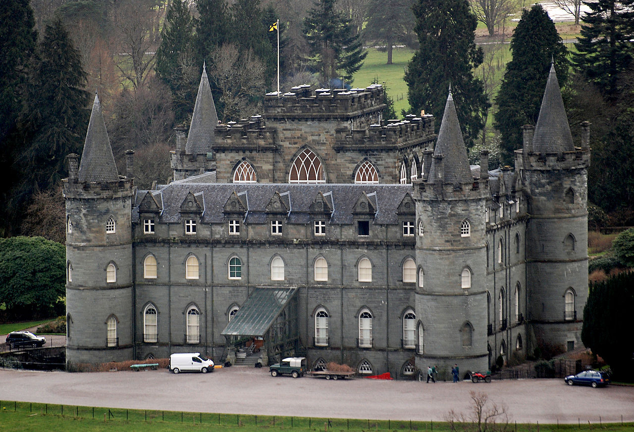 Inveraray Castle, Шотландия | Пикабу