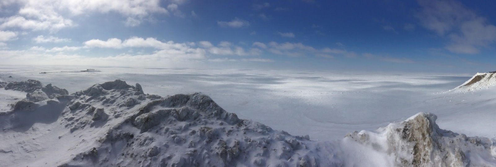 A good day - My, beauty, Snow, Gulf of Ob, Yamburg