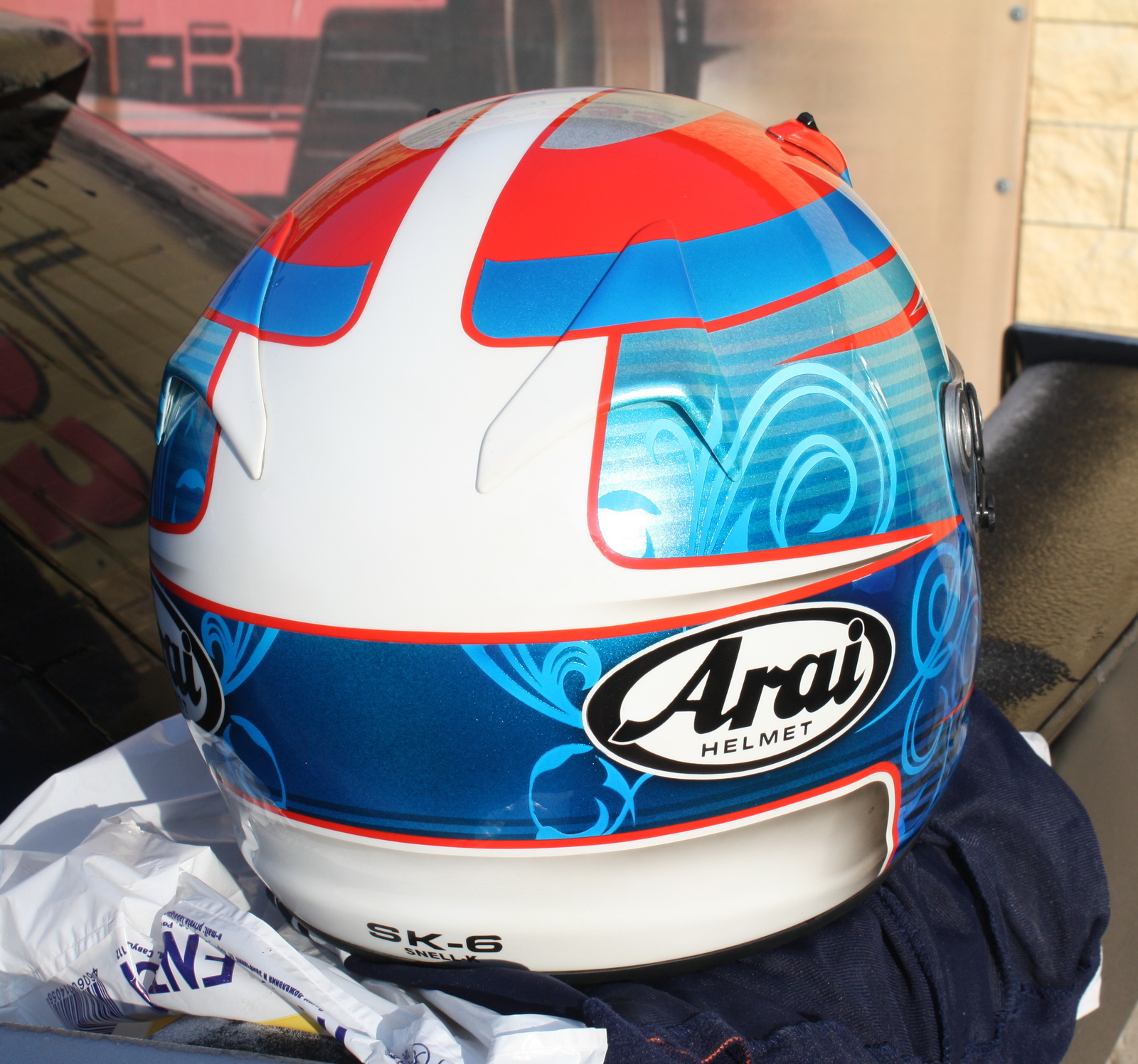 A little (2 helmets but a lot of photos) airbrushing on karting helmets (part 2) - My, Airbrushing, Airbrushing on the helmet, Arai, Karting, Tyumen, Airbrushing72, Tyumenaero, Longpost