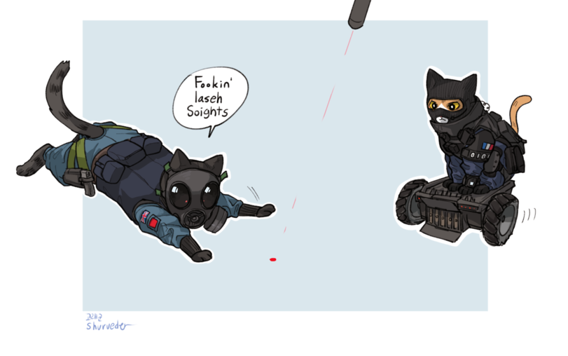 OmonoCats - cat, Military, Tom clancy's rainbow six siege