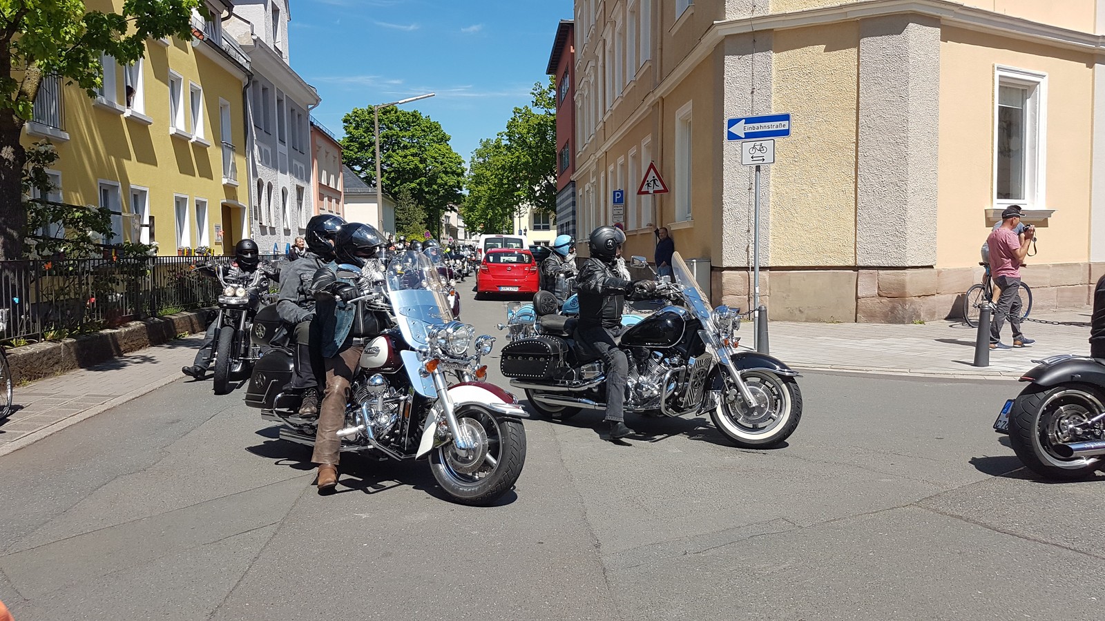 Toy Run Day Erlangen 2017 - My, Germany, Motorcycles, Bikers, Parade, Procession, Holidays, Weekend, , Longpost, Moto, Motorcyclists