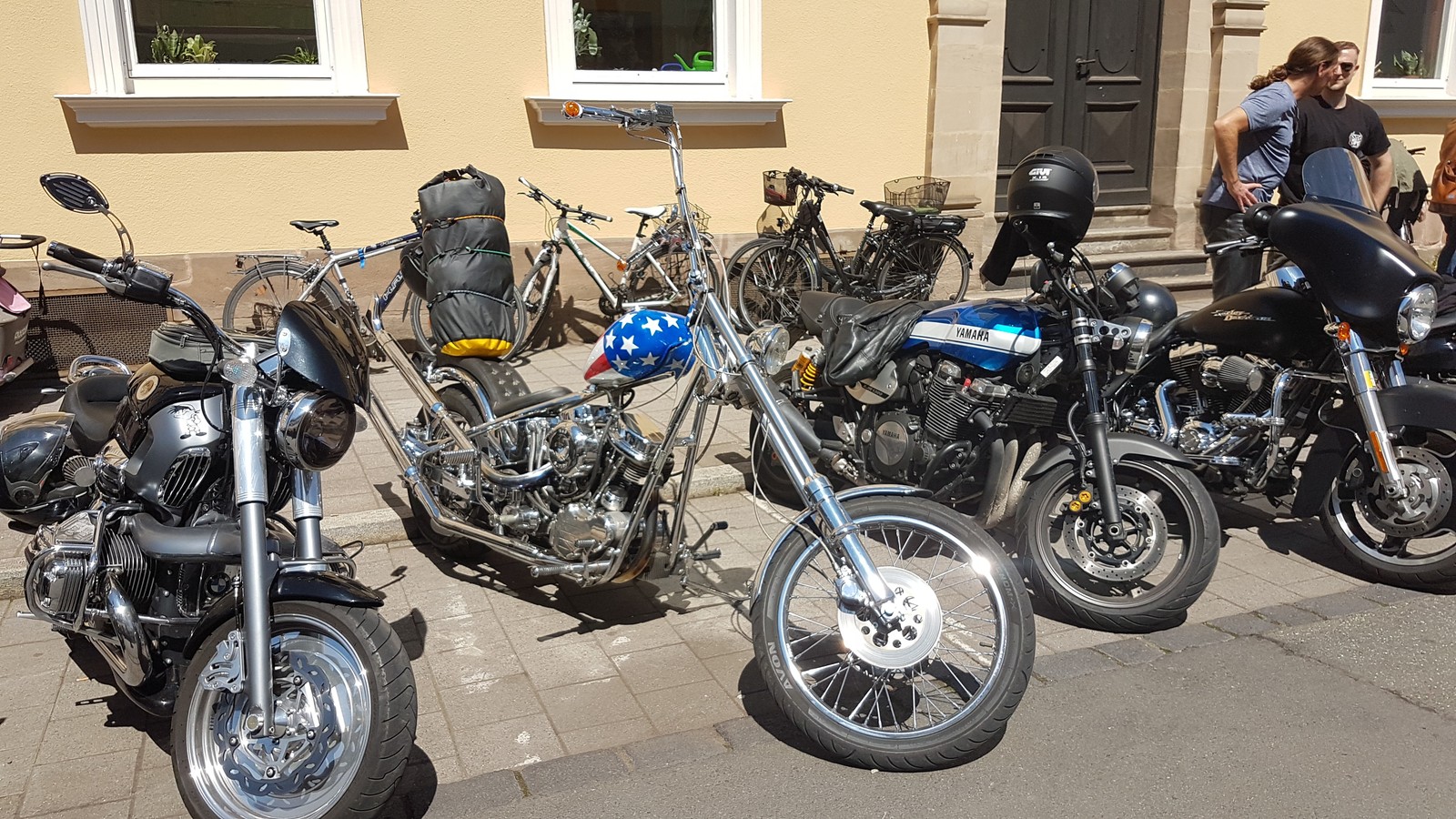 Toy Run Day Erlangen 2017 - My, Germany, Motorcycles, Bikers, Parade, Procession, Holidays, Weekend, , Longpost, Moto, Motorcyclists