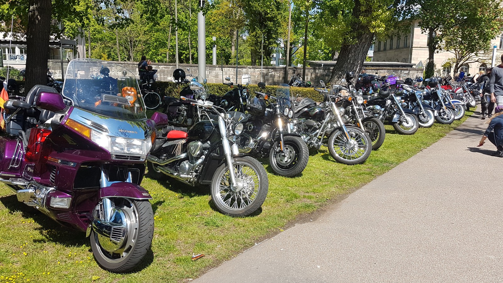 Toy Run Day Erlangen 2017 - My, Germany, Motorcycles, Bikers, Parade, Procession, Holidays, Weekend, , Longpost, Moto, Motorcyclists