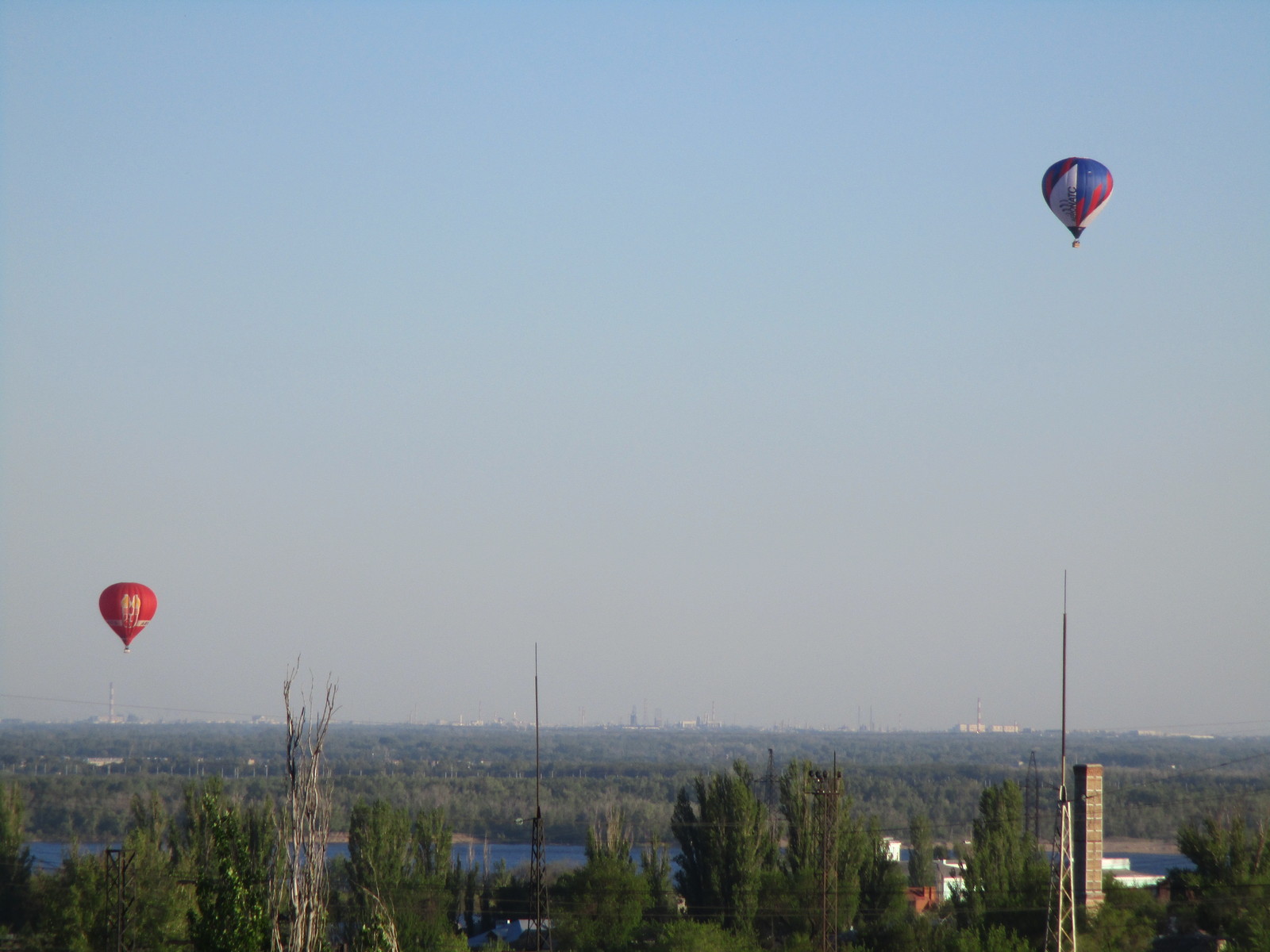 Balloonists over Volgograd. - My, Balloon, Aeronautics, Balloon, Longpost