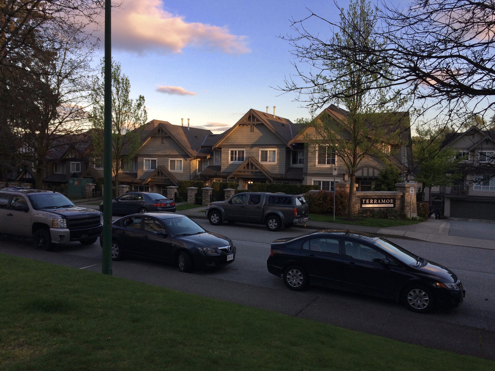 Spring Vancouver - My, Canada, Vancouver, Spring, Town, House, The street, Road, Longpost