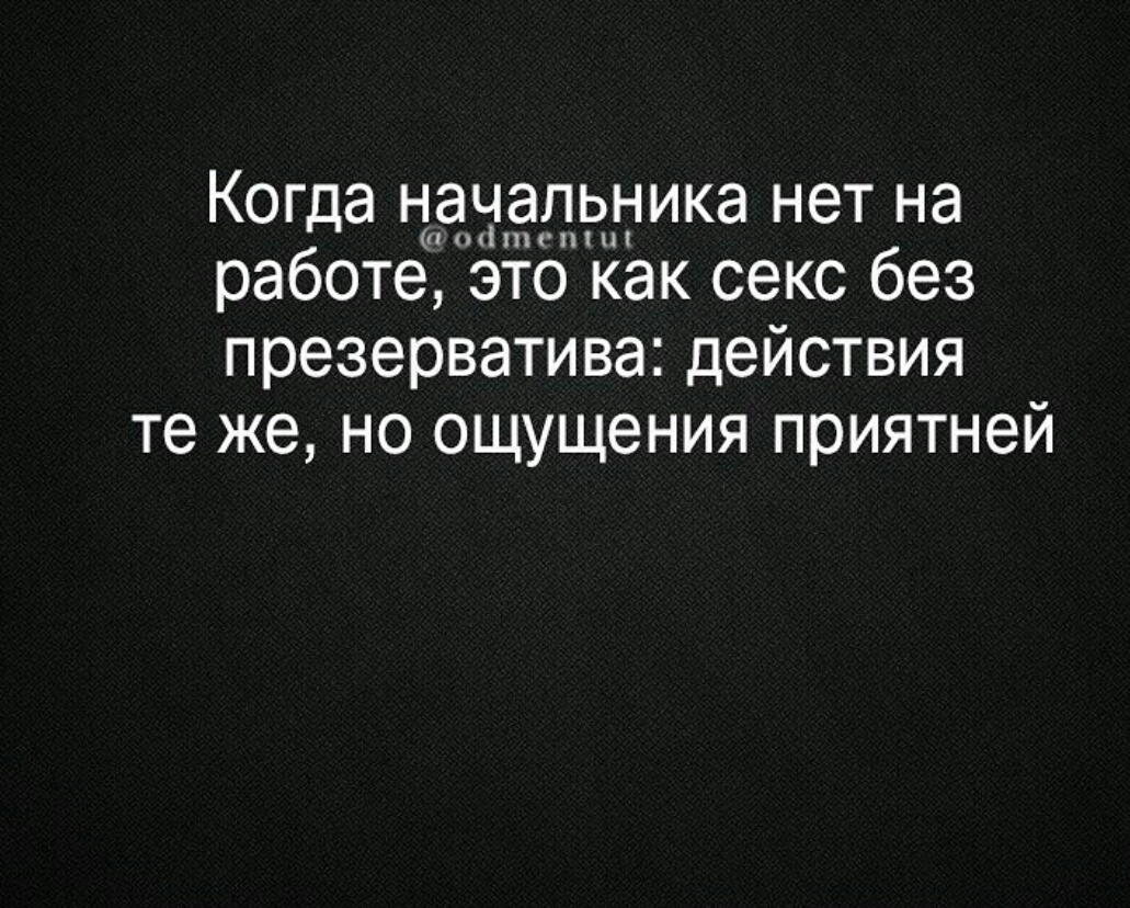 Когда начальника нет на работе | Пикабу