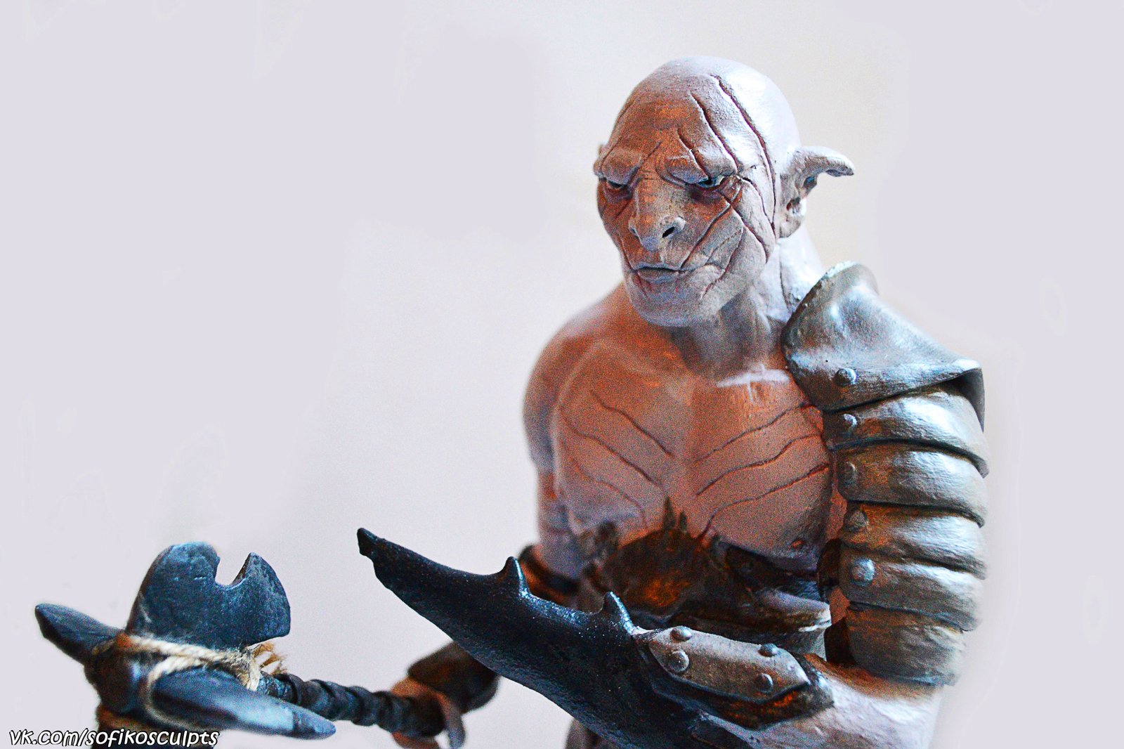 Azog the Defiler - Lord of the Rings, Azog the Defiler, Polymer clay, Лепка, Longpost