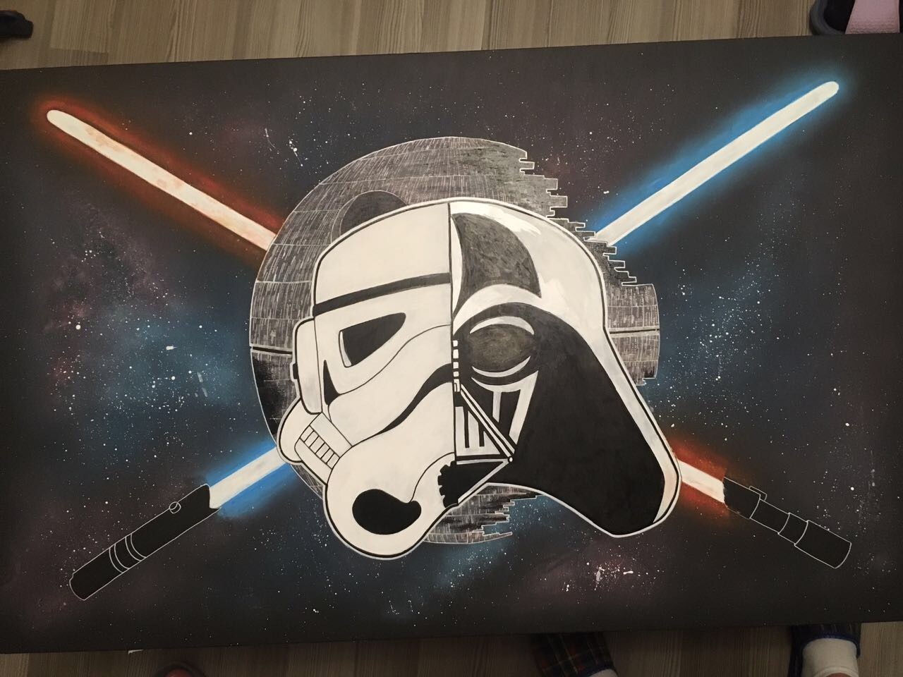 Star Wars - My, Star Wars, Table, Acrylic, The Death Star, Stormtrooper, Darth vader