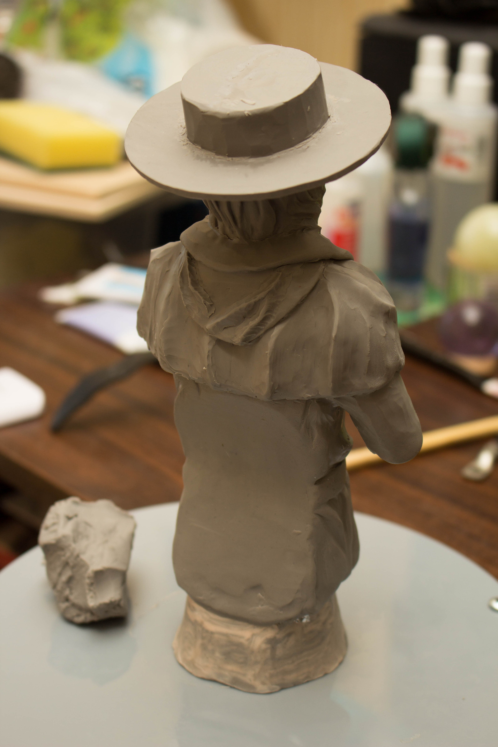 Making a plague doctor - My, My, Handmade, Polymer clay, Figurines, Plague Doctor, Longpost