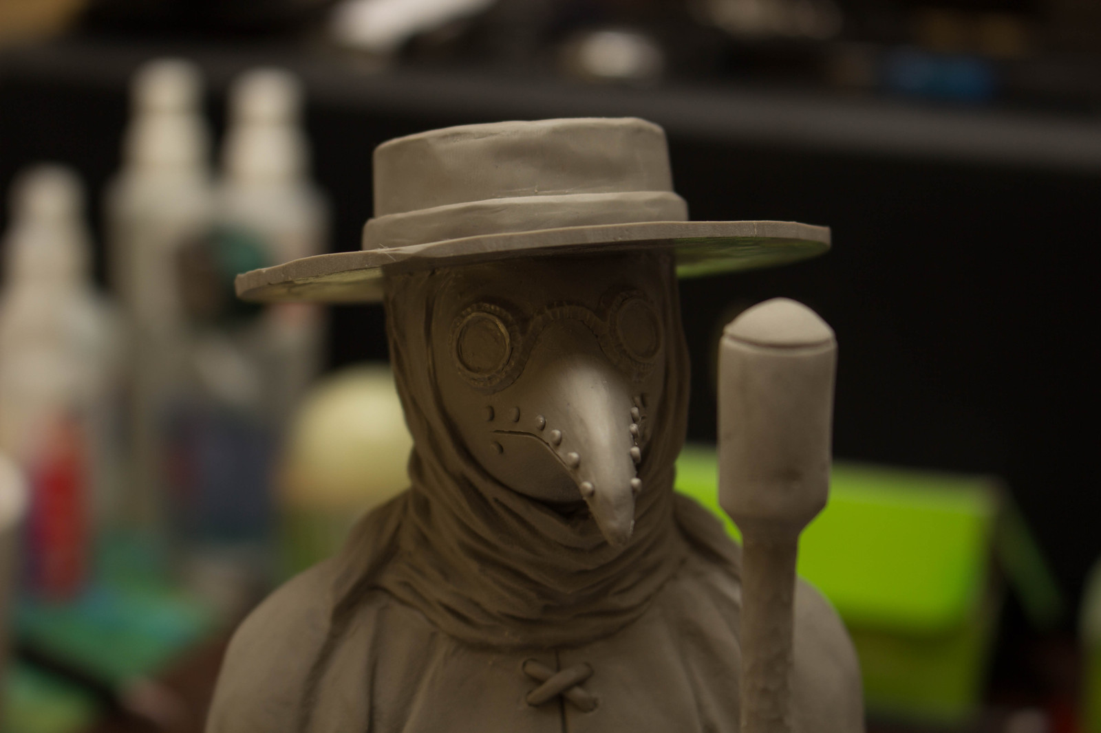 Making a plague doctor - My, My, Handmade, Polymer clay, Figurines, Plague Doctor, Longpost