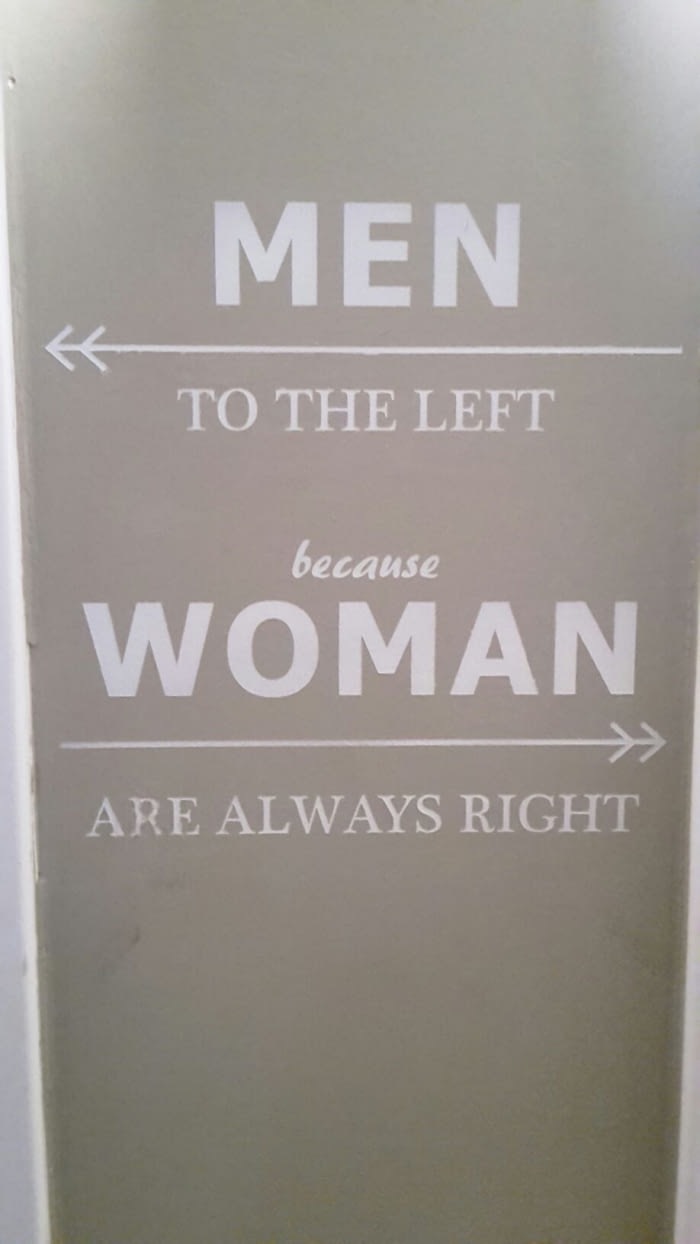 This is Equality - Men and women, Toilet, Pointer, Equality