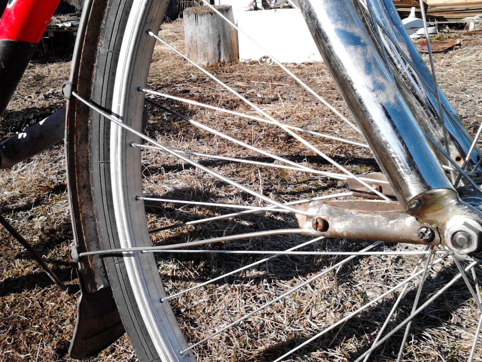 Wheel conversion from 26 to 28 - My, , A bike, Collective farm, Longpost