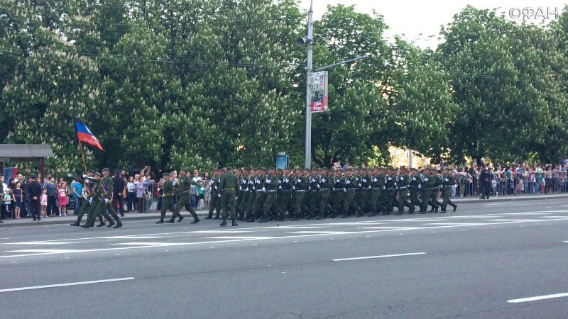 Victory Parade: made in Donetsk. - Donetsk, May 9, parade rehearsal, DPR, Longpost, May 9 - Victory Day