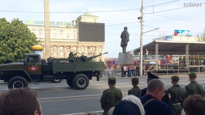 Victory Parade: made in Donetsk. - Donetsk, May 9, parade rehearsal, DPR, Longpost, May 9 - Victory Day