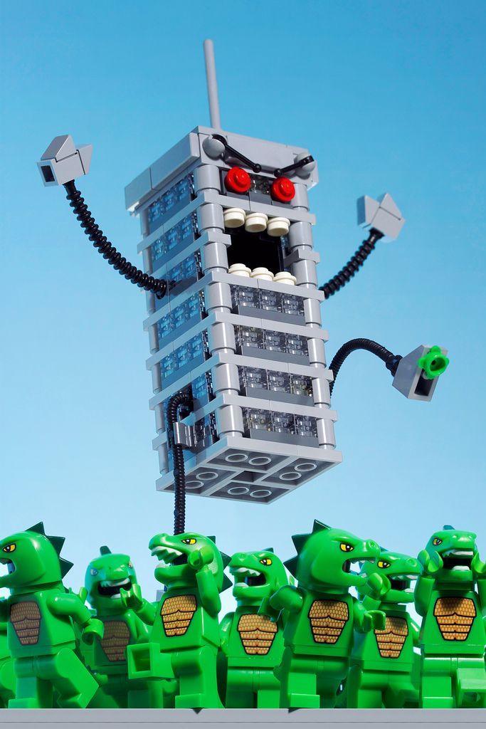 Godzilla's nightmare. - Lego, Godzilla, 