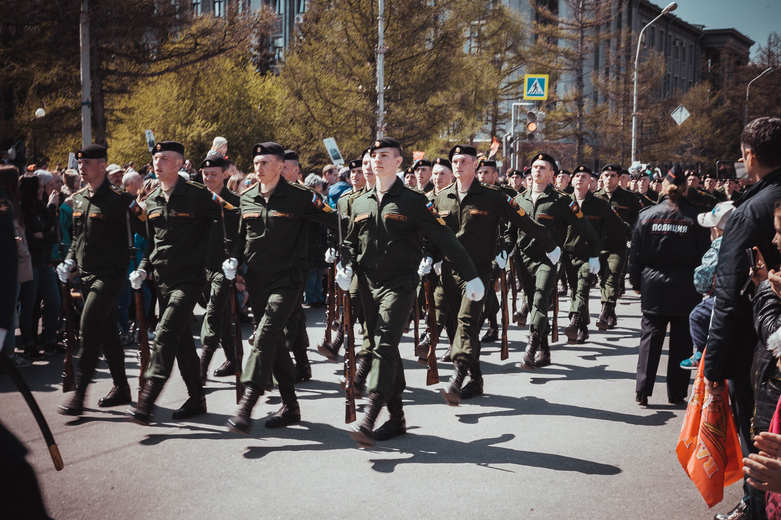 Victory parade in Omsk. - My, , Parade, Longpost, Omsk, May 9, May 9 - Victory Day