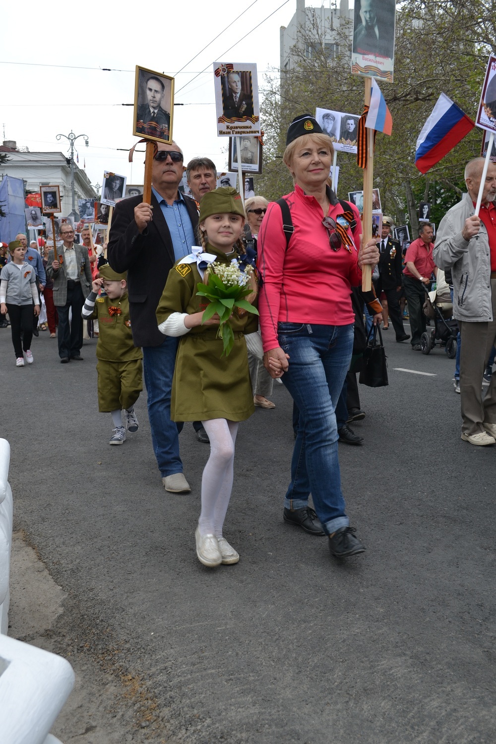 Immortal regiment in Sevastopol - My, Victory parade, Sevastopol, Immortal Regiment, Longpost