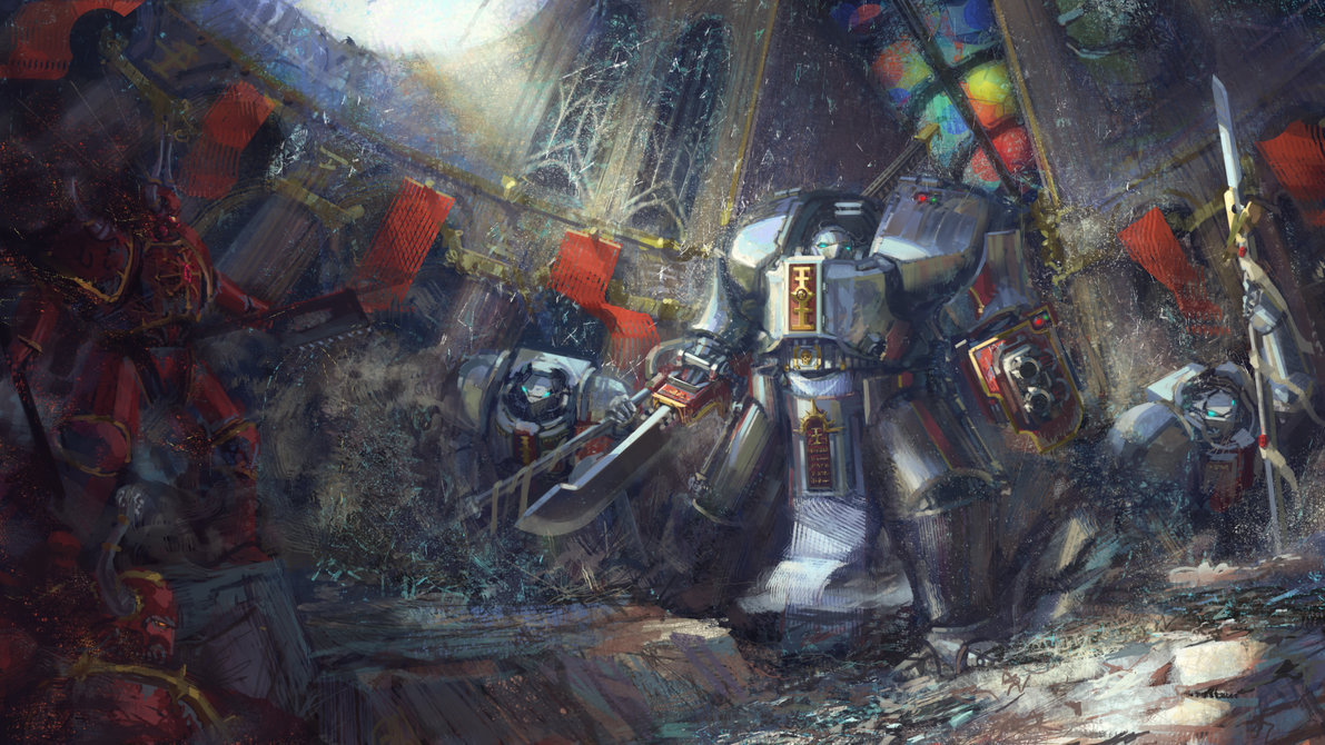 Gray knights - Warhammer 40k, Hammk, Wh Art, Chaos, Gray knights, Fan art