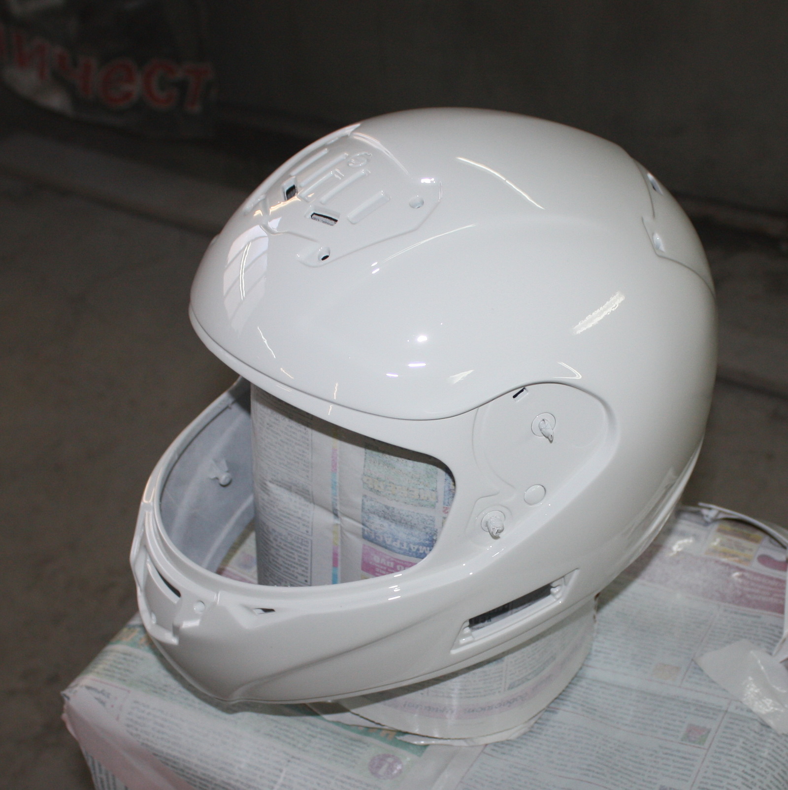 Airbrushing on a helmet Centurion (process) - My, Airbrushing, Airbrushing on the helmet, Moto, Airbrushing72, Tyumen, Tyumenaero, Tyumenaero, Longpost