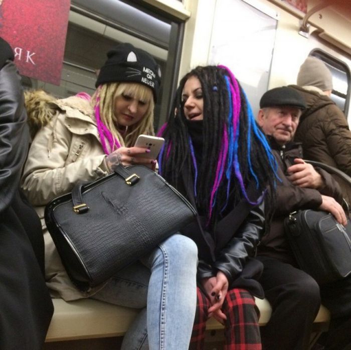 Strange passengers of the Russian metro - , Metro, Longpost