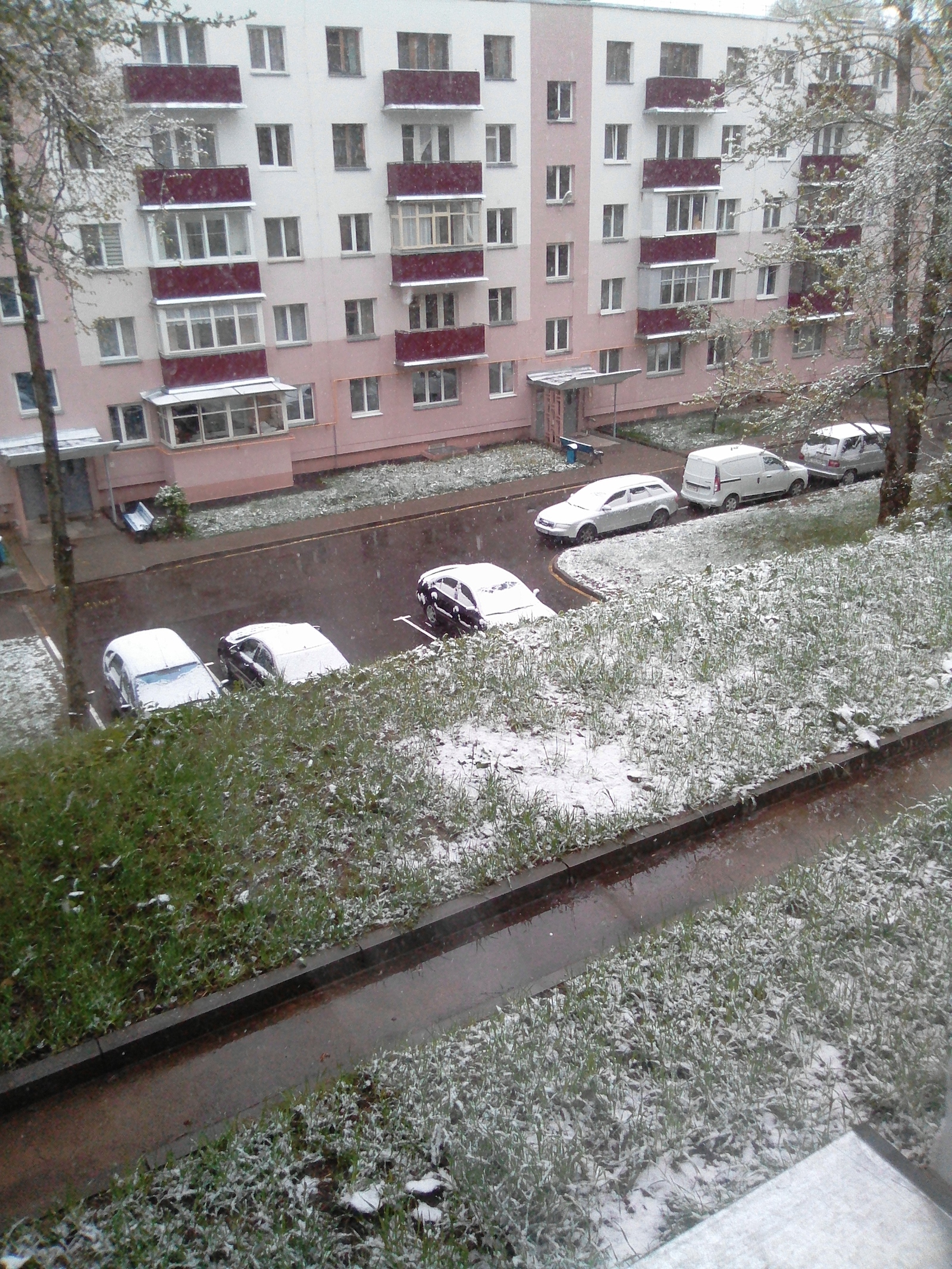 May 11, orange level.. - My, Element, Snow in spring