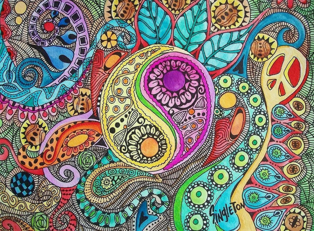 I love drawings like this - Psychedelic, beauty