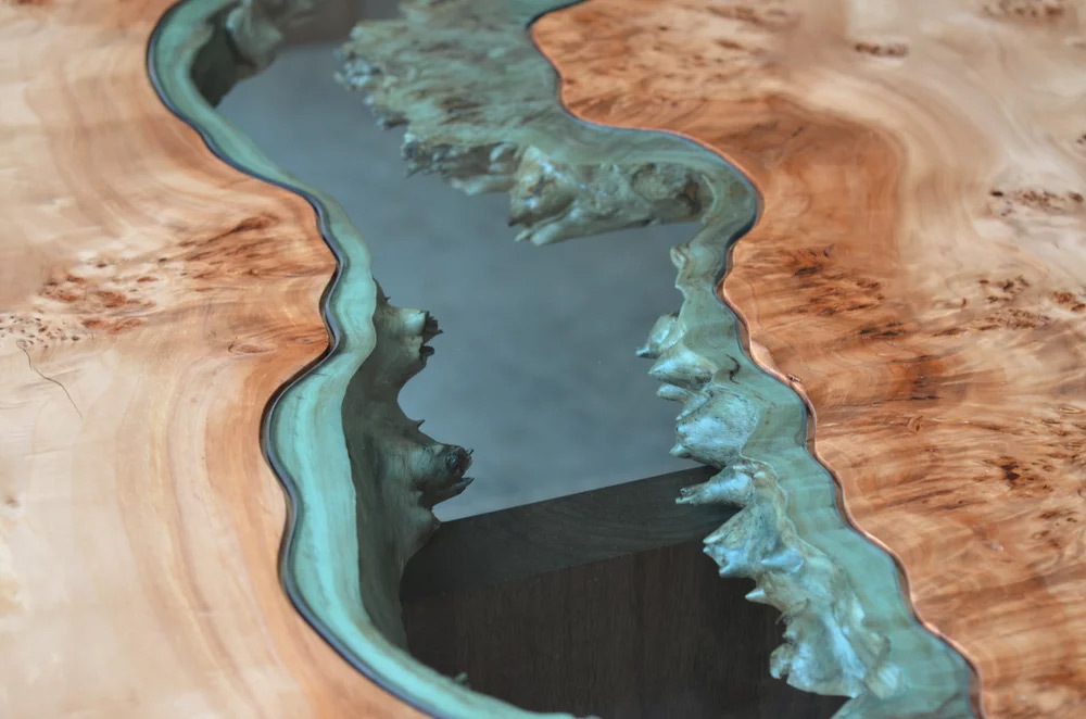 glass river. - Design, Table, Glass, River, Art, Zanamiclub, Longpost